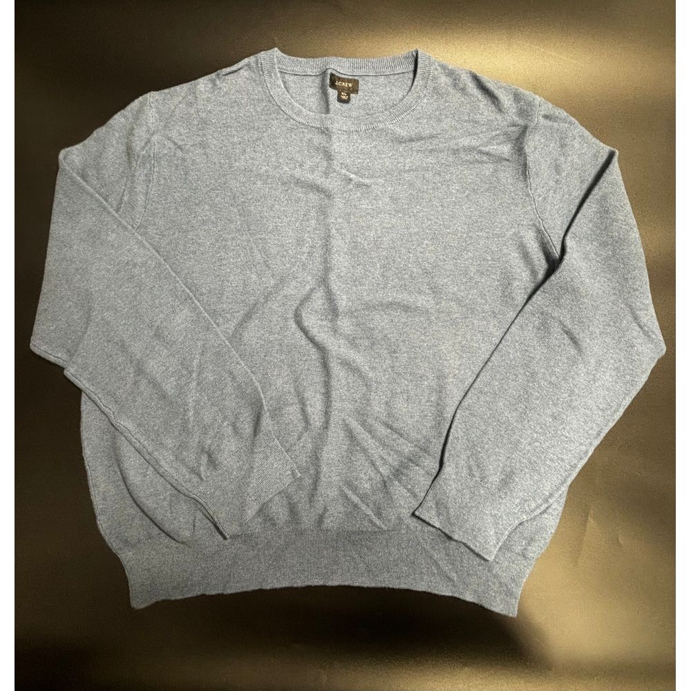 J. Crew NWOT Cotton Crewneck‎ Pullover Sweater in Blue Size XL